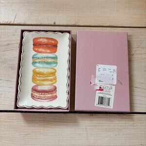 Eccolo NIB Stacked Macaroons Trinket Tray